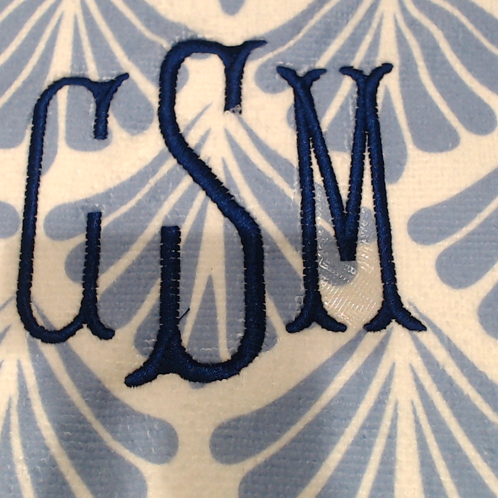 BLOOPER SWIM: Monogrammed Beach Towel