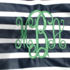 BLOOPER CLOTHING: Monogrammed New England Rain Jacket