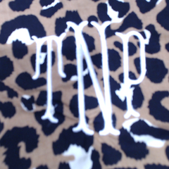 BLOOPER SWIM: Monogrammed Cover Up