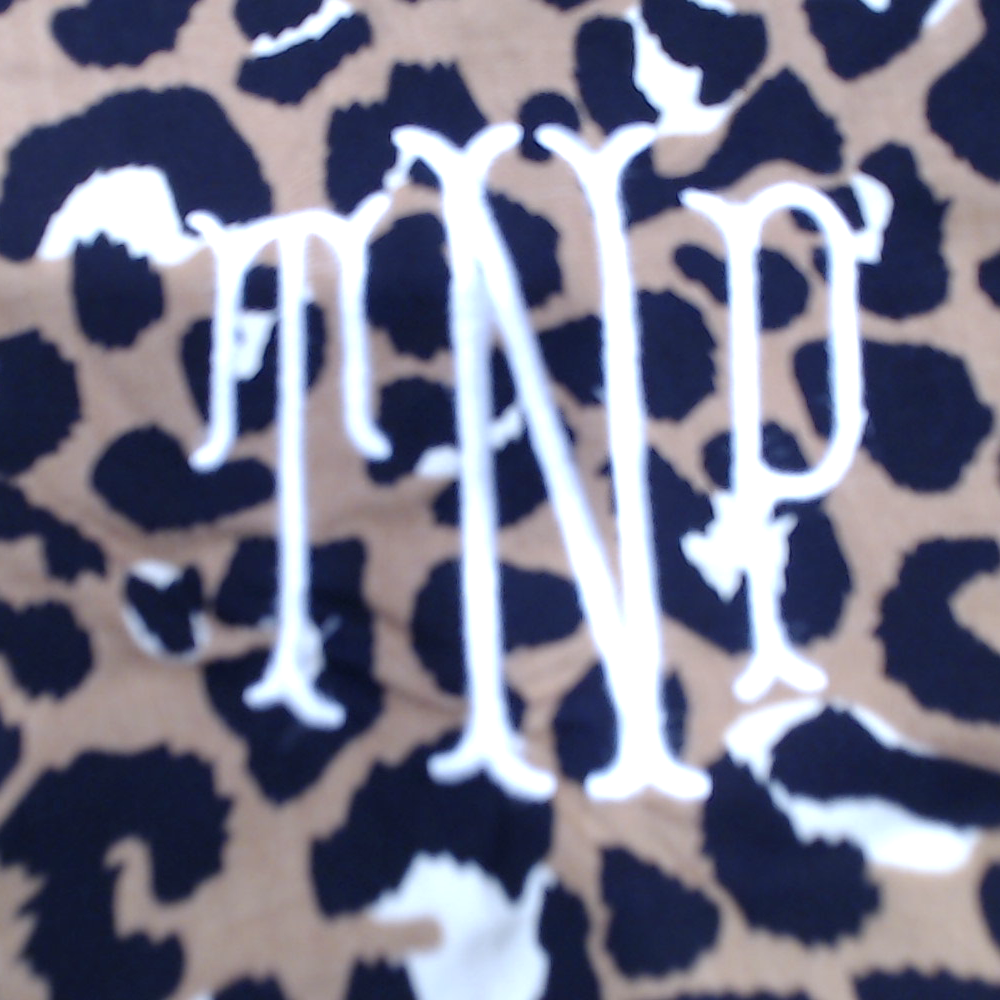BLOOPER SWIM: Monogrammed Cover Up