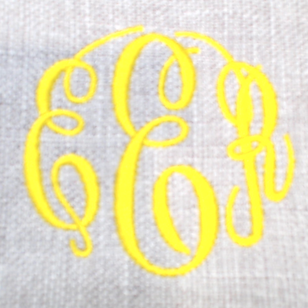 BLOOPER ACCESSORY: Monogrammed Bible Carrier