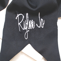 BLOOPER KIDS: Monogrammed Girls Hair Bow