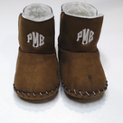 BLOOPER KIDS: Monogrammed Baby Booties