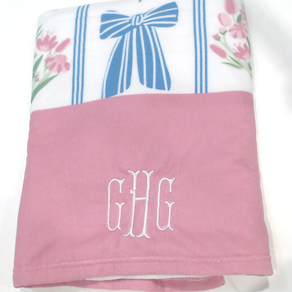 BLOOPER SWIM: Monogrammed Beach Towel