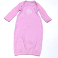 BLOOPER KIDS: Monogrammed Baby Layette Gown