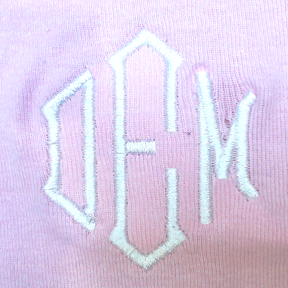 BLOOPER KIDS: Monogrammed Baby Layette Gown