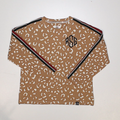 BLOOPER KIDS: Monogrammed Kids Striped Sleeve Shirt