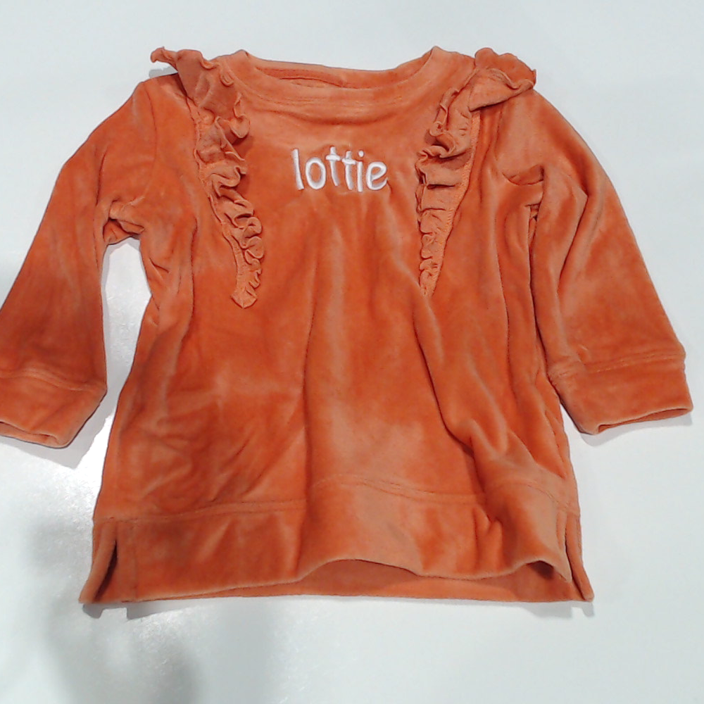 BLOOPER CLOTHING: Monogrammed Girls Softspun Ruffle Sweatshirt