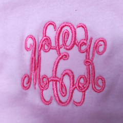 BLOOPER KIDS: Monogrammed Baby Layette Gown