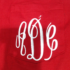 BLOOPER CLOTHING: Monogrammed Christmas T-Shirt