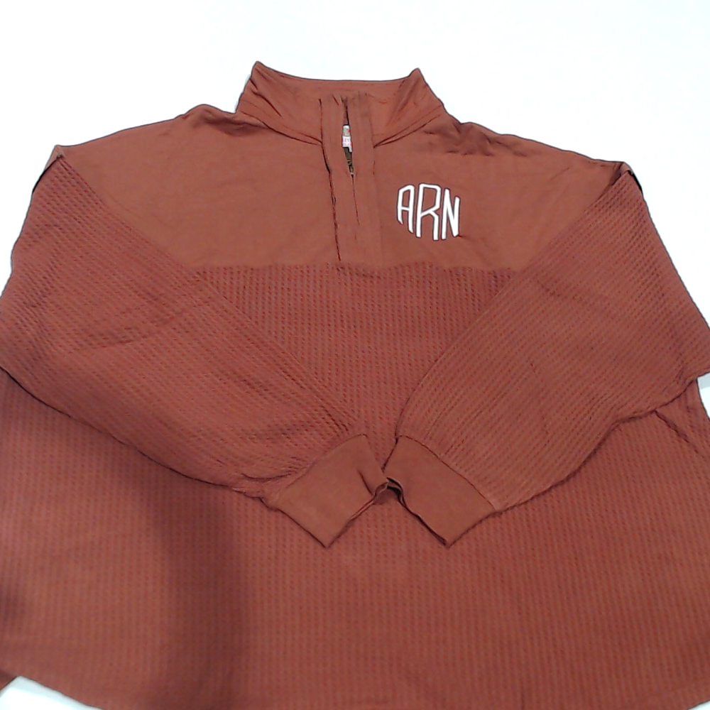 BLOOPER CLOTHING: Monogrammed Waffle Knit Pullover