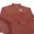 BLOOPER CLOTHING: Monogrammed Waffle Knit Pullover