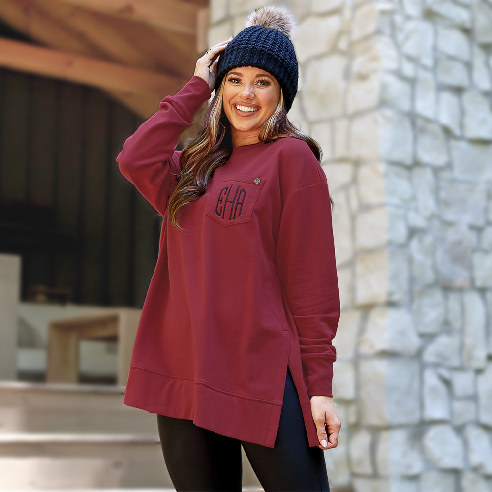 Crimson Crewneck Sweatshirt