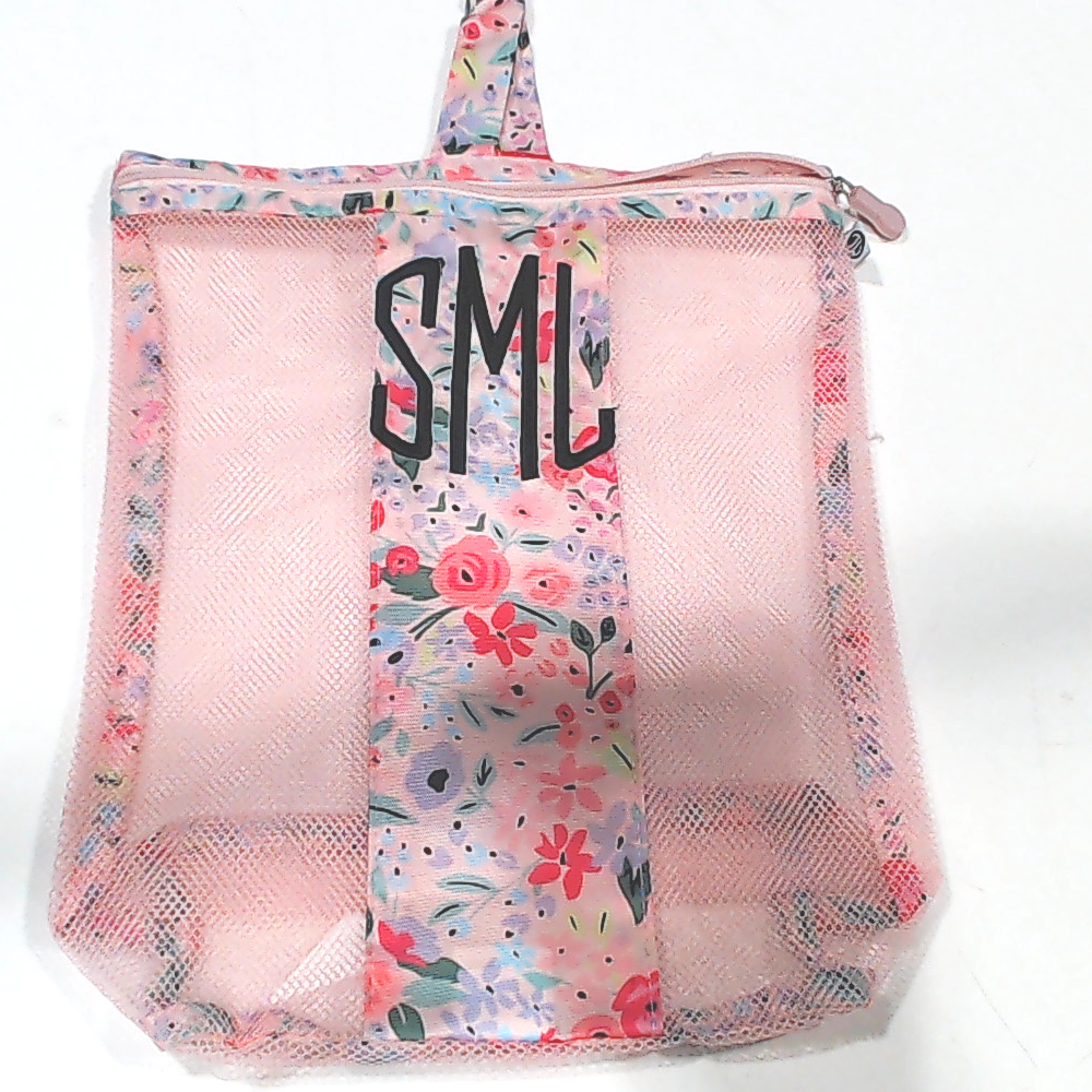 BLOOPER BAG: Monogrammed Packable Shower Bag