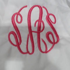 BLOOPER KIDS: Monogrammed White Eyelet Baby Bloomers