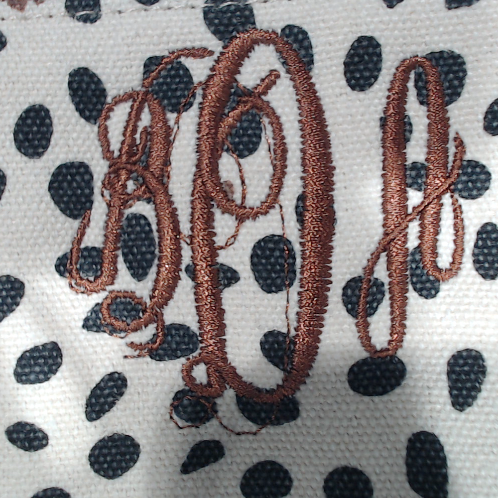 BLOOPER ACCESSORY: Monogrammed Keychain Wallet