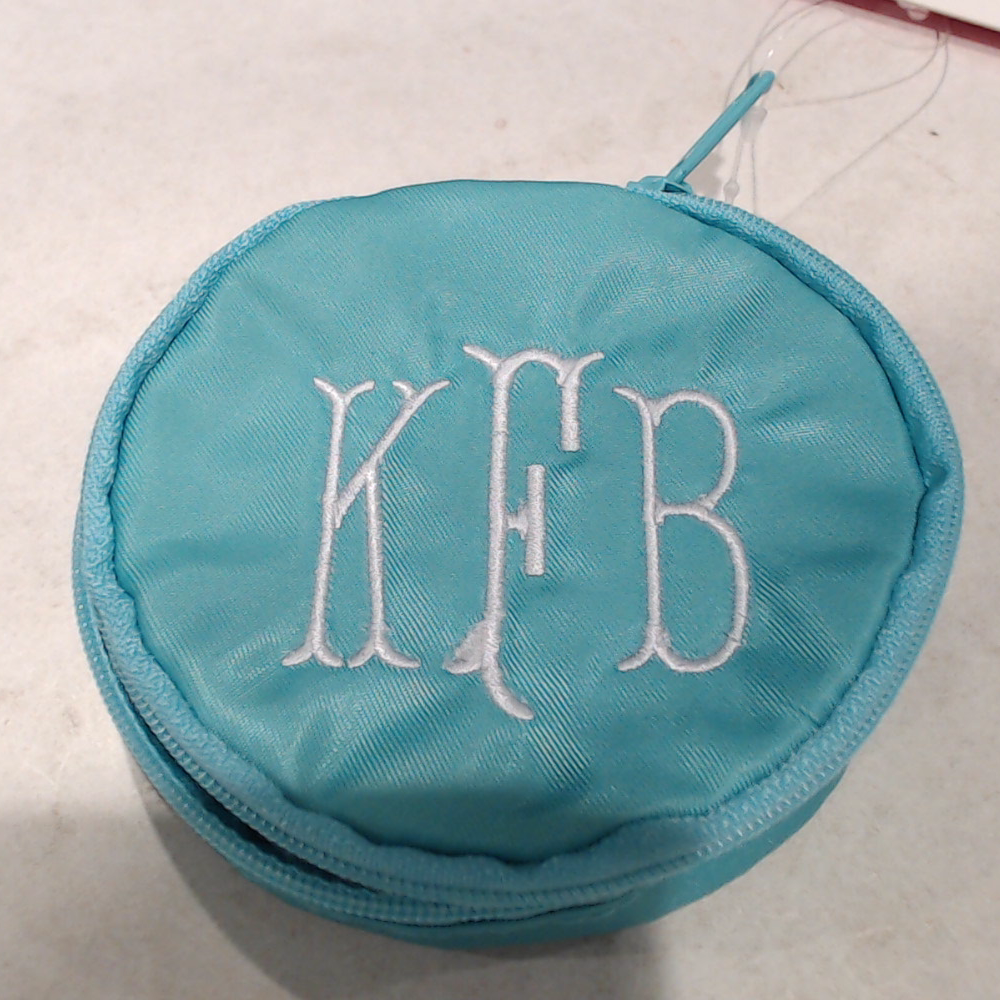 BLOOPER ACCESSORY: Monogrammed Travel Jewelry Case