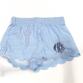 BLOOPER CLOTHING: Monogrammed Scalloped Boxer Shorts
