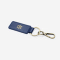 Personalized keychain in blue
