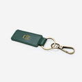 Personalized keychain in green