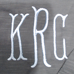 BLOOPER CLOTHING: Monogrammed Henley