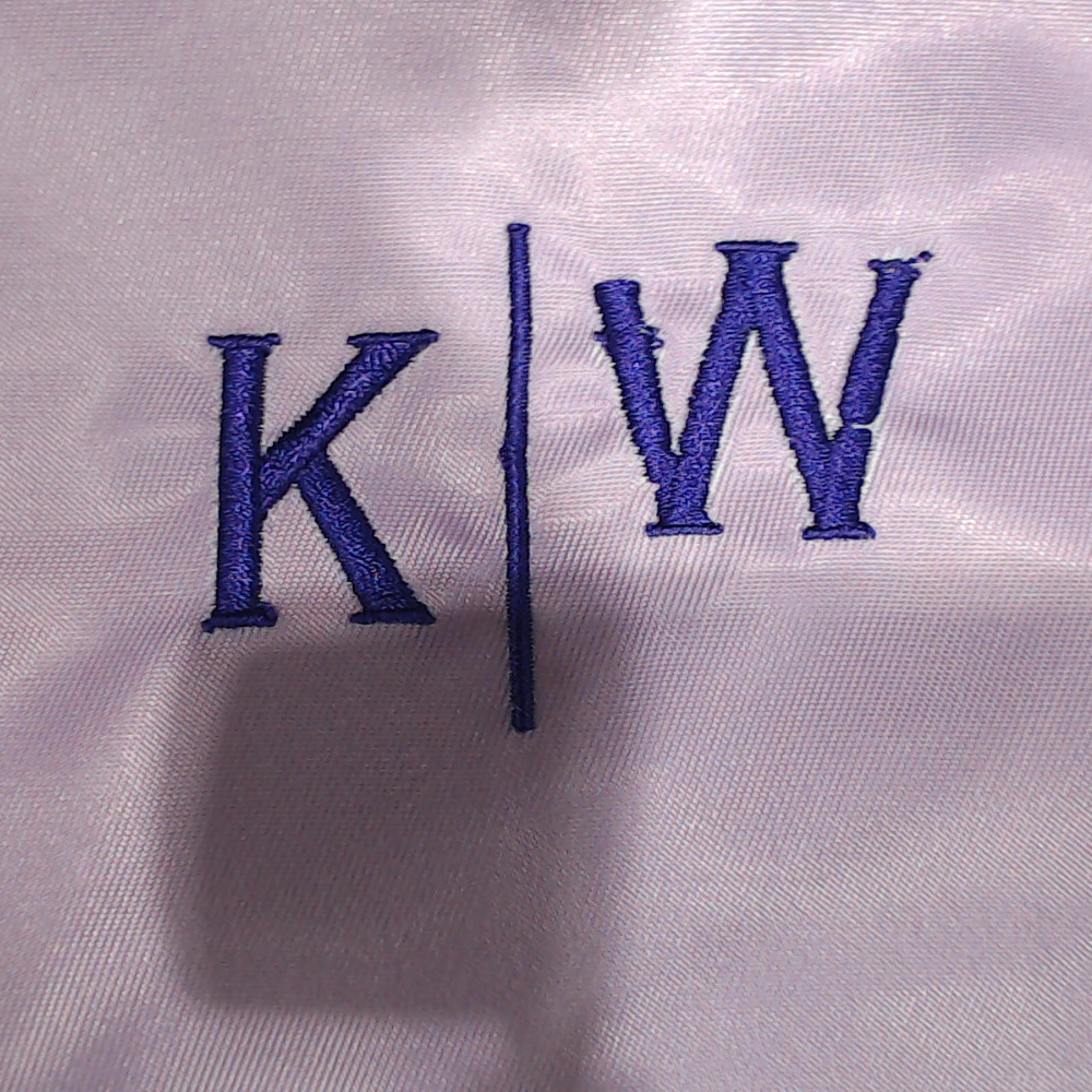 BLOOPER BAG: Monogrammed Double Layer Makeup Bag