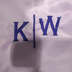 BLOOPER BAG: Monogrammed Double Layer Makeup Bag