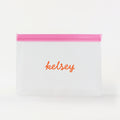 Monogrammed Sunscreen Bag in Pink
