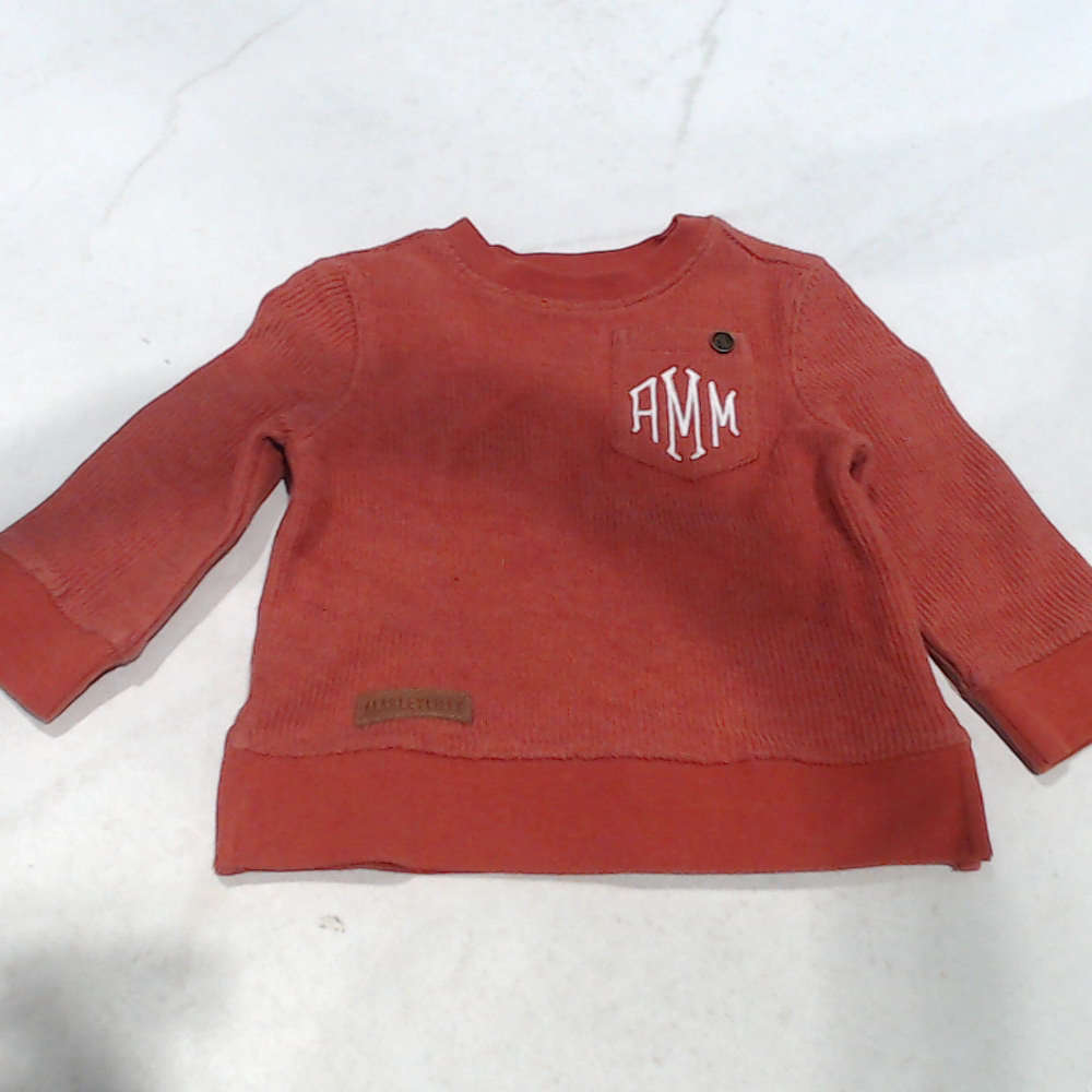 BLOOPER KIDS: Monogrammed Kids Corded Sweatshirt