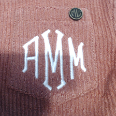 BLOOPER KIDS: Monogrammed Kids Corded Sweatshirt
