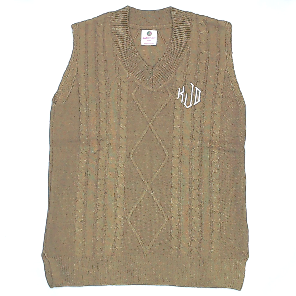 BLOOPER CLOTHING: Monogrammed Sweater Vest
