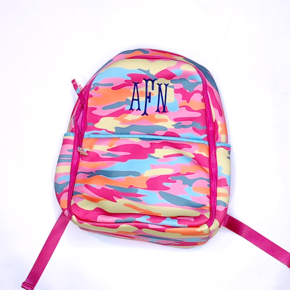 BLOOPER BAG: Monogrammed Neoprene Backpack