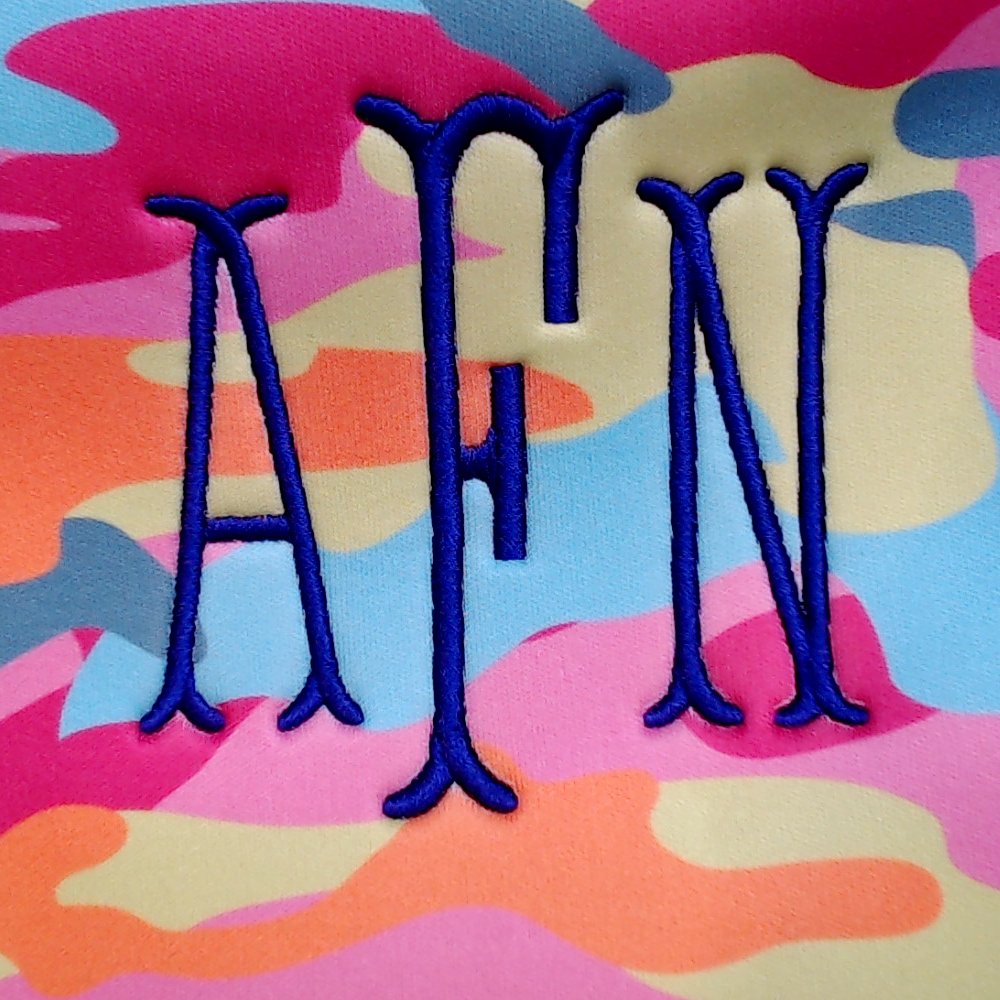 BLOOPER BAG: Monogrammed Neoprene Backpack