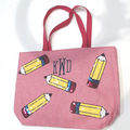 BLOOPER BAG: Monogrammed Sequin Tote Bag