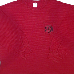 BLOOPER CLOTHING: Monogrammed Waffle Shirt