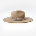Tan Wide Brim Hat