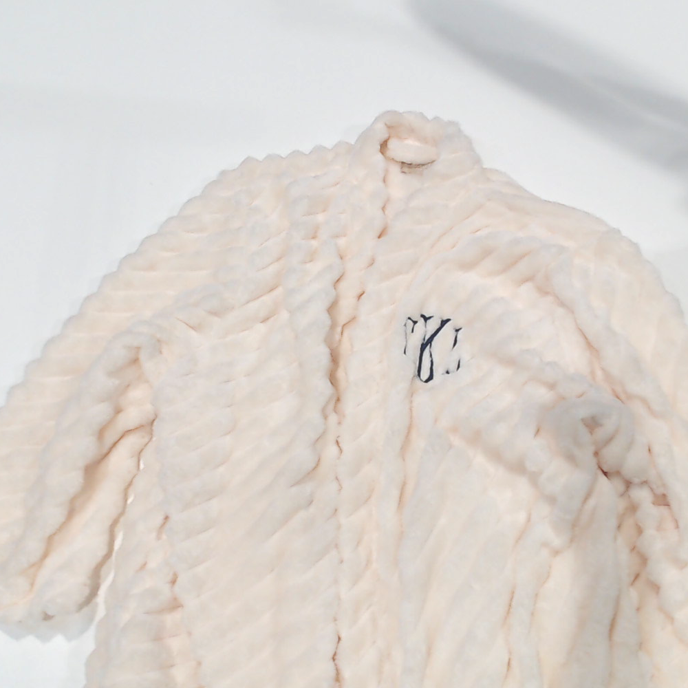 BLOOPER CLOTHING: Monogrammed Plush Robe