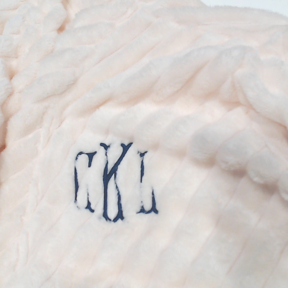 BLOOPER CLOTHING: Monogrammed Plush Robe