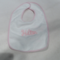 BLOOPER KIDS: Monogrammed Outline Baby Bib