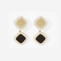 Monogrammed Elevated Dangle Earrings