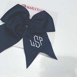 BLOOPER ACCESSORY: Monogrammed Girls Hair Bow