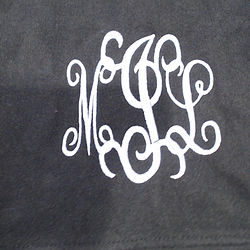 BLOOPER CLOTHING: Monogrammed Sequin Sports Sweatshirt