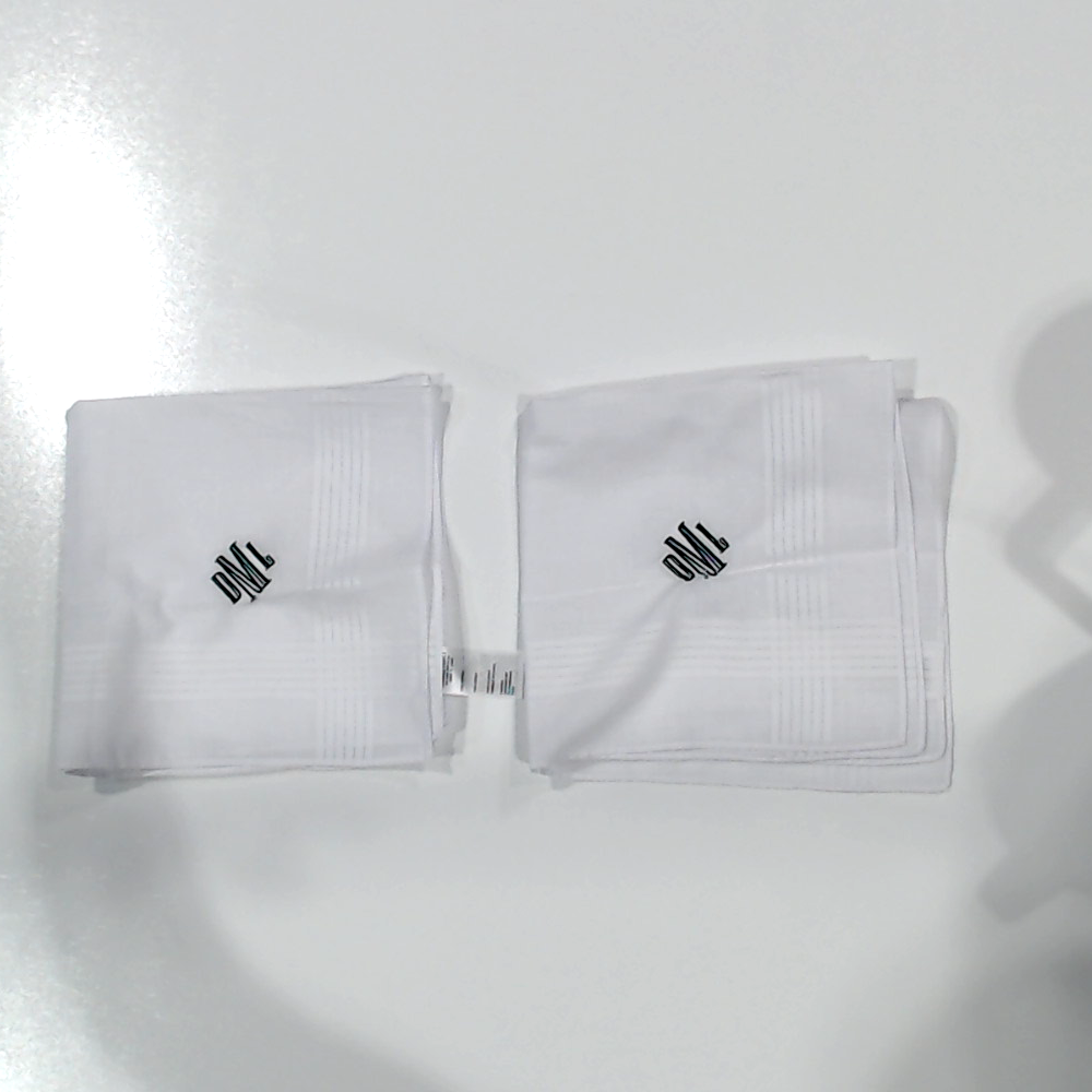 BLOOPER ACCESSORY: Monogrammed Men's Handkerchief