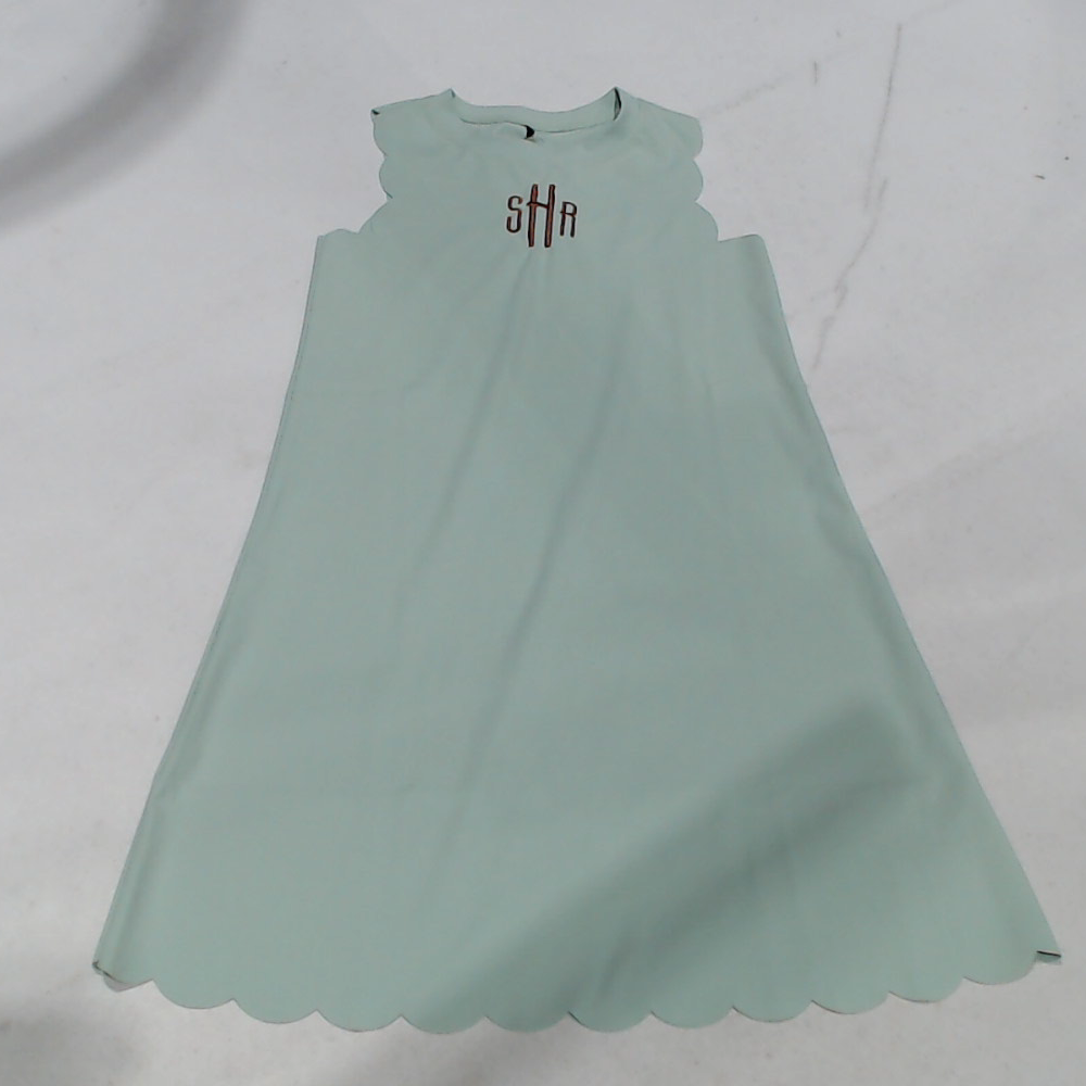 BLOOPER KIDS: Monogrammed Girls Scallop Dress