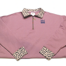 BLOOPER CLOTHING: Monogrammed Quarter Zip Sweatshirt