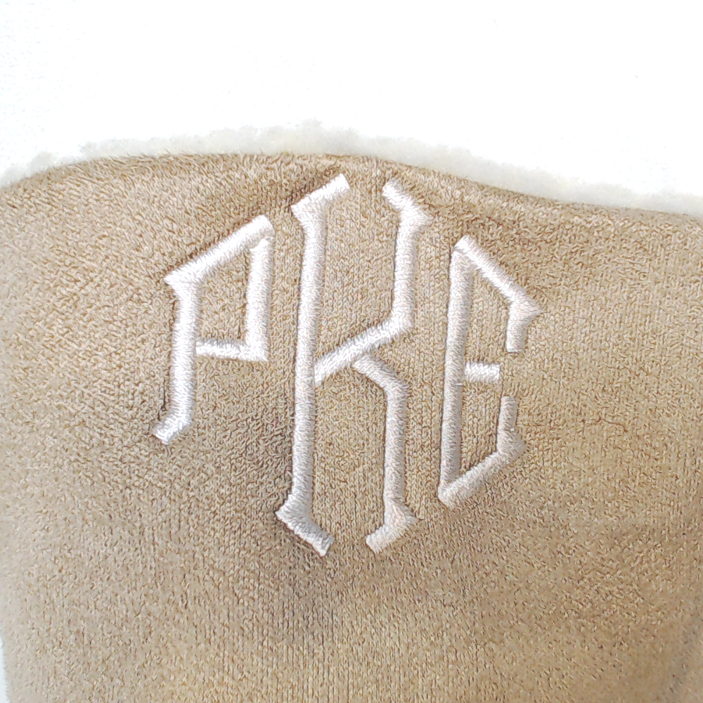 BLOOPER KIDS: Monogrammed Kids Sherpa Tie Booties