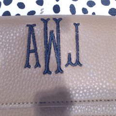 BLOOPER ACCESSORY: Monogrammed Phone Wallet Wristlet