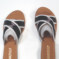 BLOOPER SHOES: Monogrammed Criss Cross Sandal