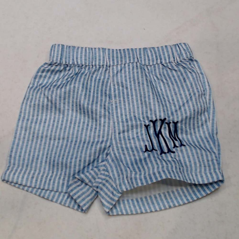 BLOOPER KIDS: Monogrammed Boys Swim Trunks
