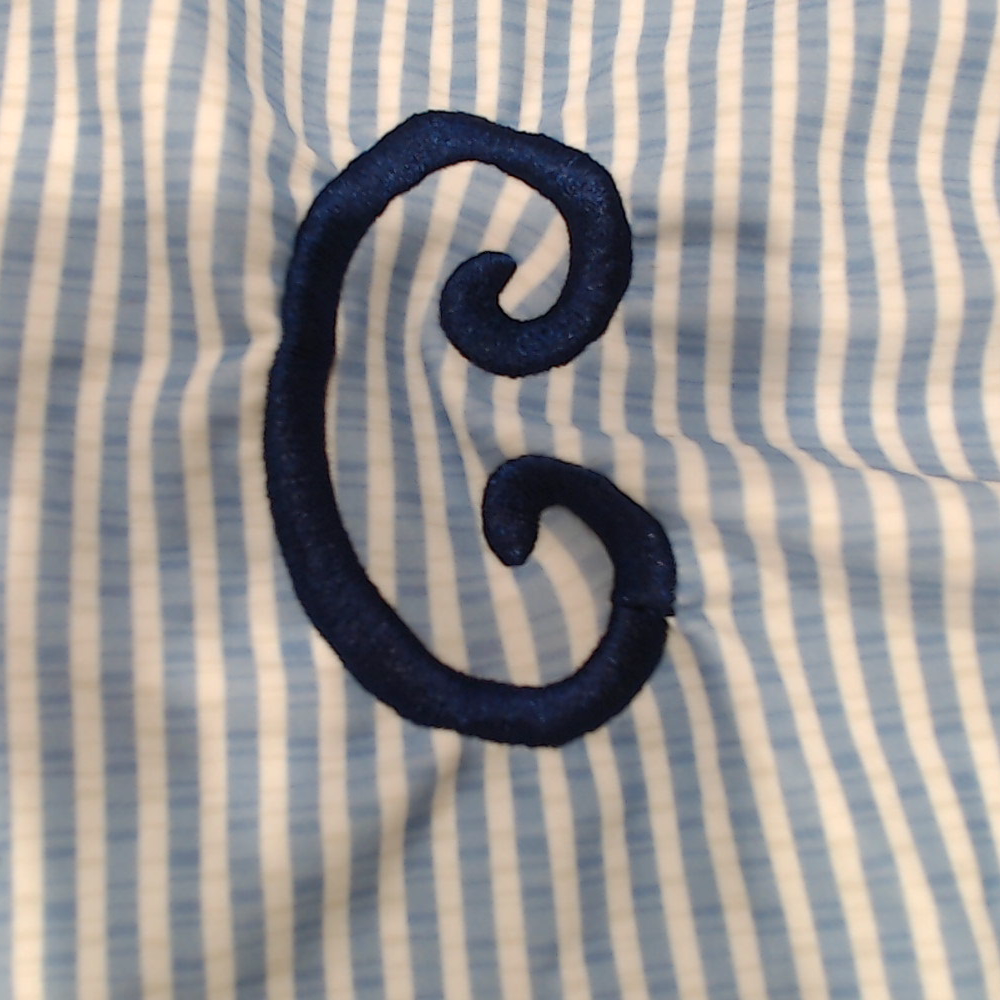 BLOOPER SWIM: Monogrammed Ruched Tankini